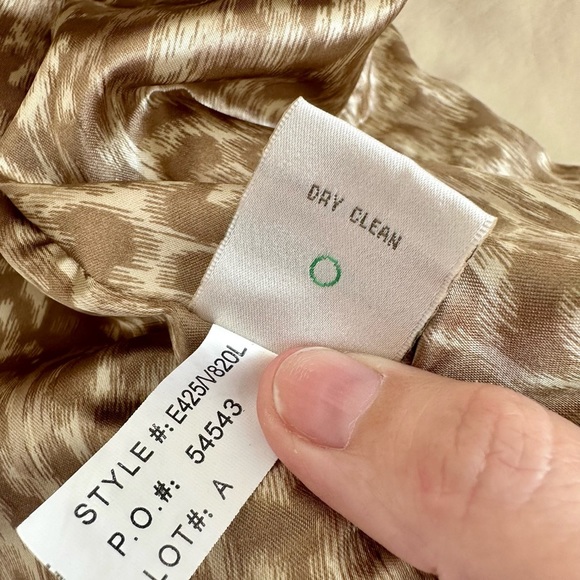 Kenar Career Tan Single Button Blazer Fully Lined Single Vent Size Medium - Picture 11 of 13